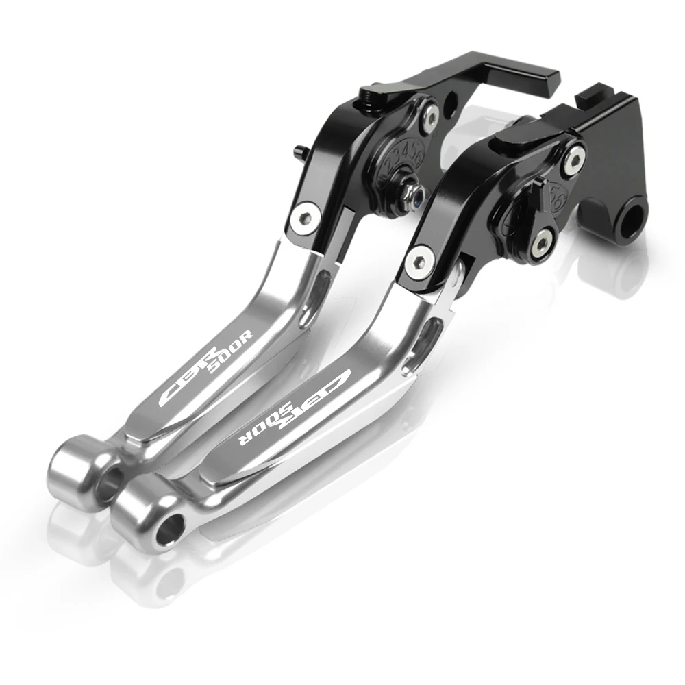Для Honda CBR500R/CB500F/X CBR 500R 2013- Мотоцикл Регулируемый складной Расширенный рычаг тормоза сцепления мото рычаг - Цвет: BKBKSLSL
