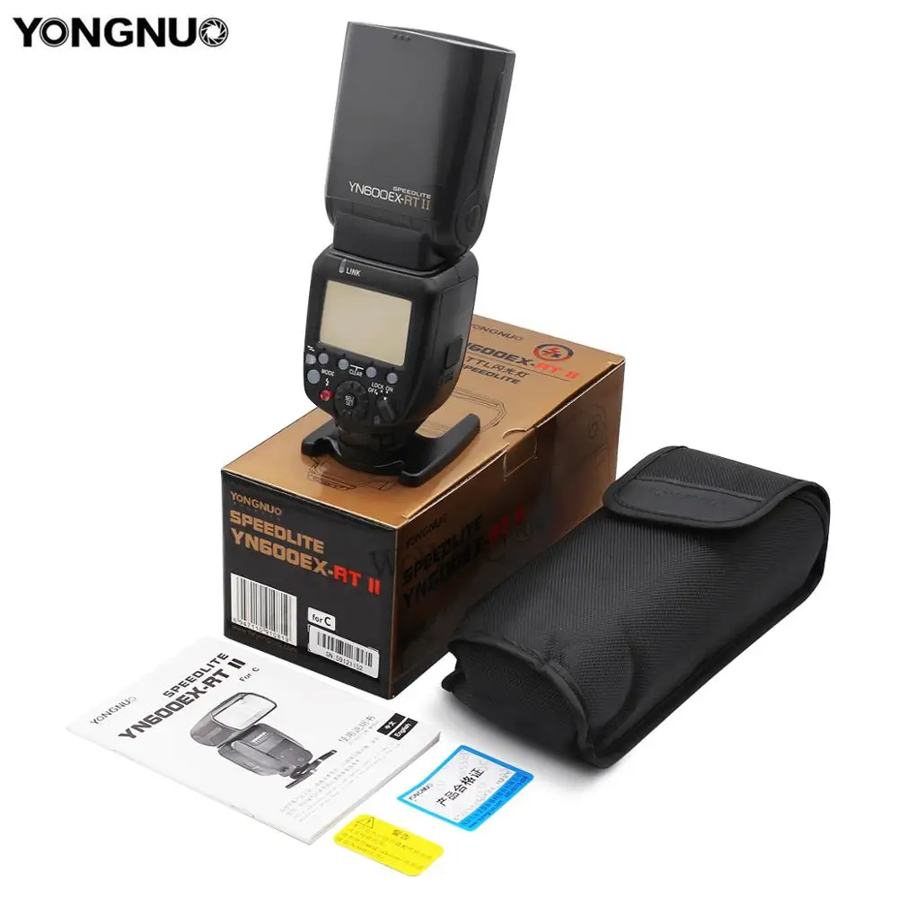 YONGNUO YN600EX-RT II 2,4G Беспроводная HSS 1/8000s Master ttl вспышка Speedlite для камеры Canon 60D 650D как 600EX-RT YN-600EX RT II