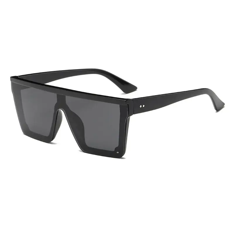 

Brand Fashion One Piece Sunglasses Men Oversize Driving Cool Sun Glasses Square Male Eyewear