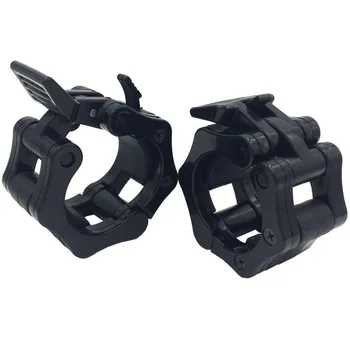 

2pcs Gym Fitness Bodybuilding Quick Release 50mm Locking Spin Clip Weight Lifting Bar Collars Dumbbell Portable Barbell Clamps