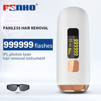 

FUNHO 999999 Flash Women Painless Laser Epilator Professional IPL Laser Hair Removal Device Permanent Photoepilator LCD Armpit