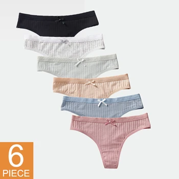 

G-string Panties Cotton Women's Underwear Sexy Panties Female Underpants Thong Solid Color Pantys Lingerie M-XL Design