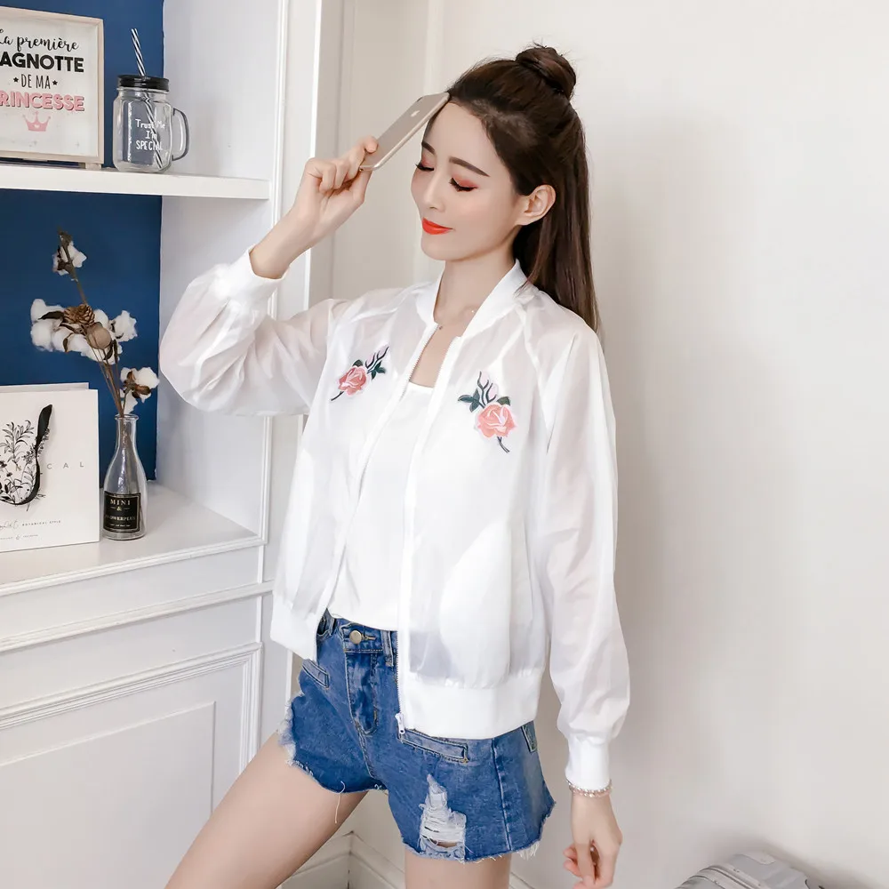 price cut  2018 Spring And Summer New Style Korean-style WOMEN'S Wear Hipster Loose-Fit Cropped Jacket Thin Co