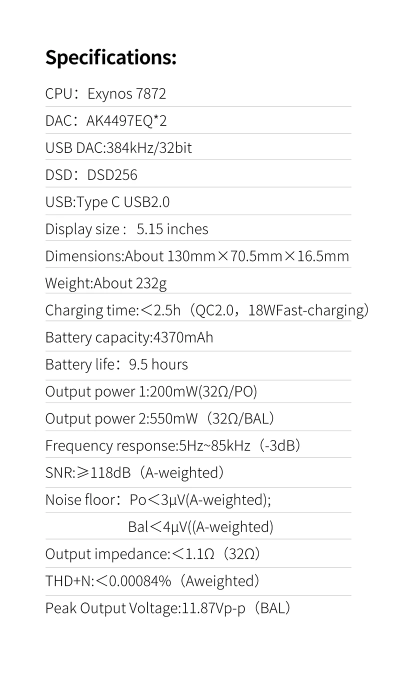 FIIO M11 PRO Samsung Exynos 7872 Android 7.0 Bluetooth Protable Music Player MP3 AK4497EQ High-performance Audiophile DAC DSD256