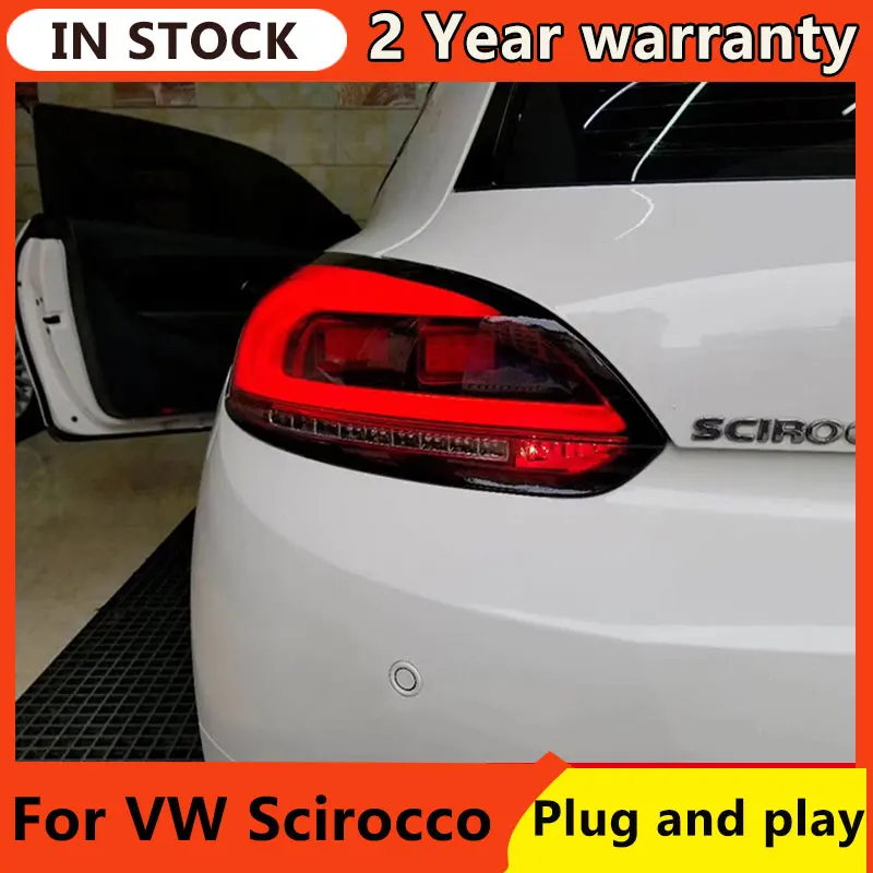 Fanale Posteriore Per Auto Per Fanali Posteriori Volkswagen Scirocco 2008-2014 Led Fanali Posteriori Vw Scirocco Indicatori Di Direzione Dinamici Acce