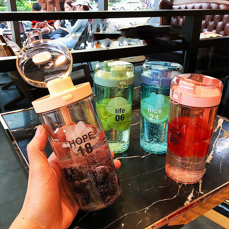 400ml Sport Gym Plastic Water Bottle Cup Drink Sports Articulos Para El Hogar Garrafa Academia Botella Gimnasio Bottiglia Tazas