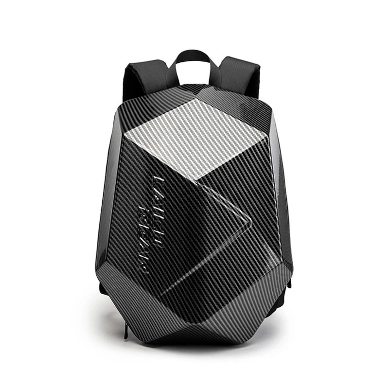 Carbon Fiber Motorcycle Backpack Hi-Tech Wearables TechWear color-name: Carbon-Black|Carbon-Gray|Glossy-Black