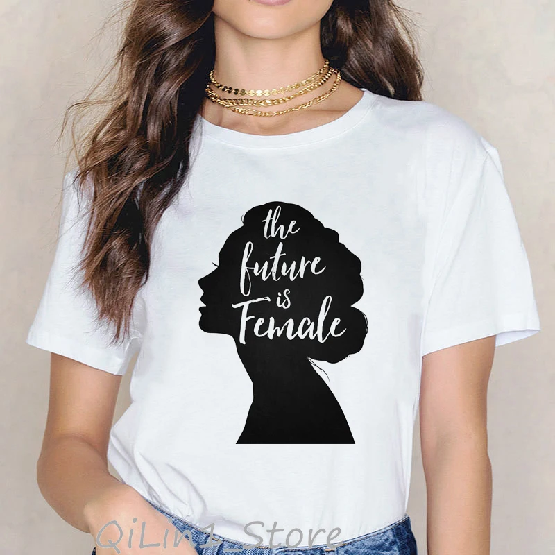 Забавная Феминистская женская футболка, женская летняя одежда, графическая футболка, уличная одежда, хипстерский Топ, женская футболка - Цвет: 1015115