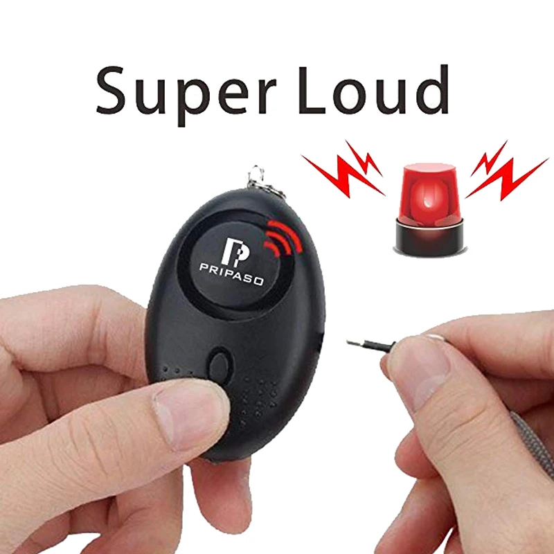 

Self Defense Alarm 130Db Security Protect Alert Personal Safety Scream Loud Keychain Emergency Alarm Wolf Alarm for Women Kids