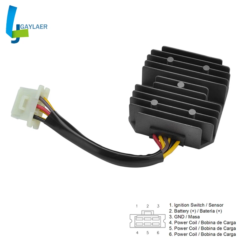 

JAER Regulator Rectifier for Kawasaki BJ250 250TR BJ250 ESTRELLA 250 KZ1000 POLICE 1000 KZ1100 GPZ1100 ZX1100A2 GPZ750 Turbo