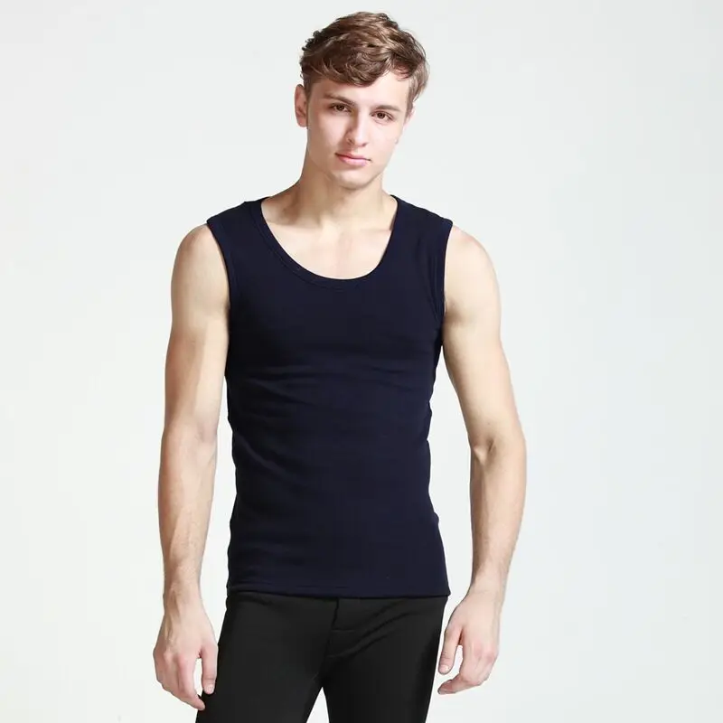 Теплое нижнее белье жилет хлопок термо рубашка blusa termica masculino зимнее толстое нижнее белье для мужчин