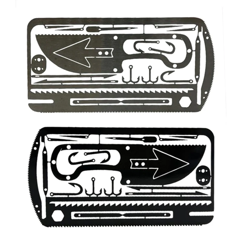 Многофункциональные рыболовные Шестерни крюк карты мультиинструмент Открытый