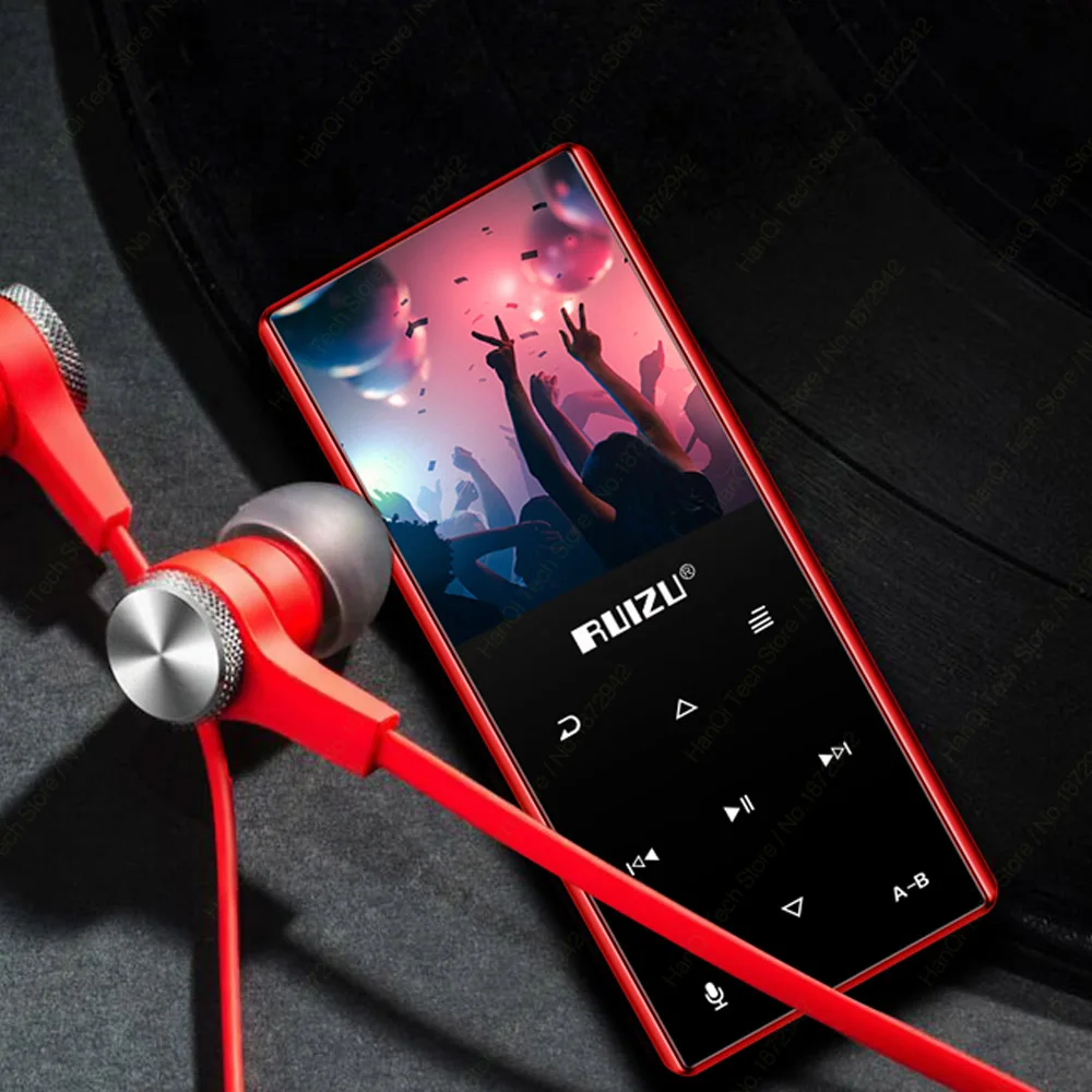 RUIZU D29 Bluetooth MP3 плеер портативный аудио 8 Гб музыкальный со встроенным динамиком