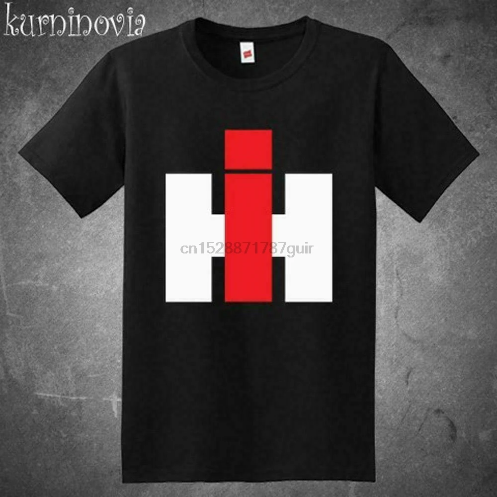 

NEW INTERNATIONAL HARVESTER IH TRUCKS LOGO MEN BLACK SHIRT USA SIZE S-XXXL ZM1