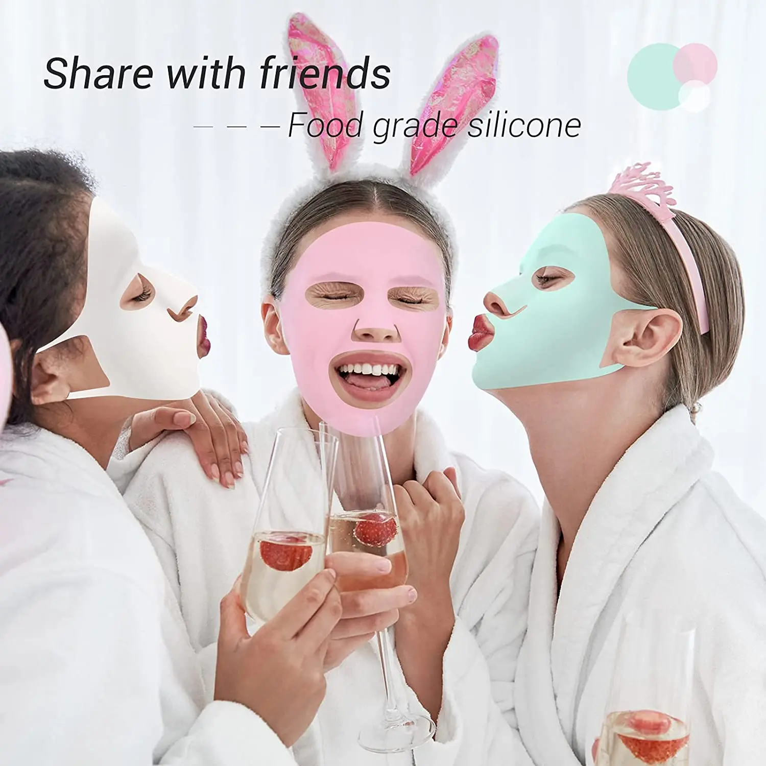 Reusable Silicone Facial Mask Cover for Enhanced Moisturizing and Travel-Friendly Beauty Care