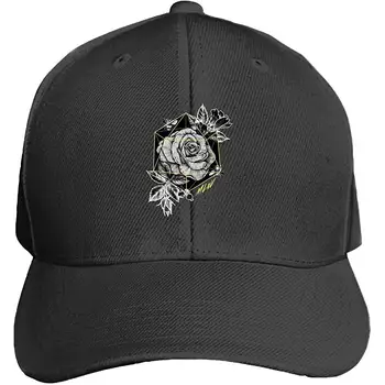 

Customized Unisex Trucker Baseball Cap Adjustable Rose B Peaked Sandwich Hat