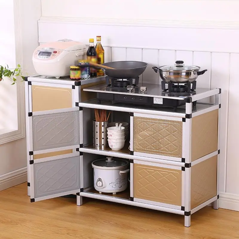 Dolap Kaplama торцевые столы Bestek Lade Sidebord Capbords алюминиевый сплав Mueble Cocina Шкаф Кухонная мебель шкаф