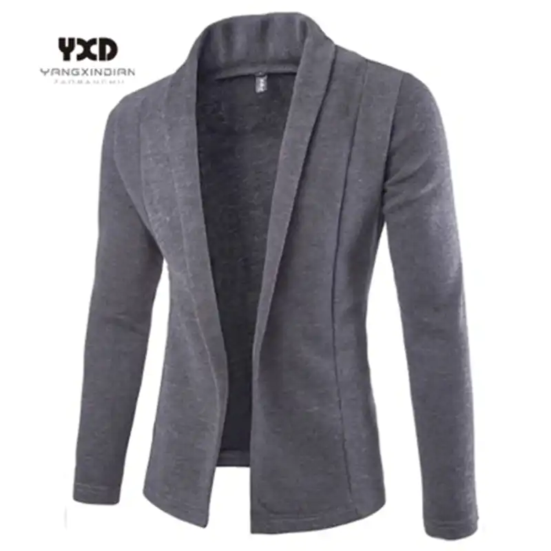 casaco cardigan masculino