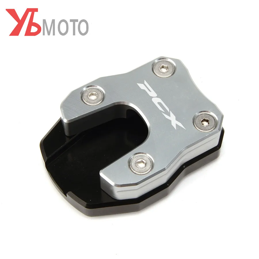 Grey Мотоцикл Подножка Sidestand стенд расширение площадка для увеличения Подходит для HONDA PCX 125 PCX 150 PCX125 PCX150 - Цвет: Grey