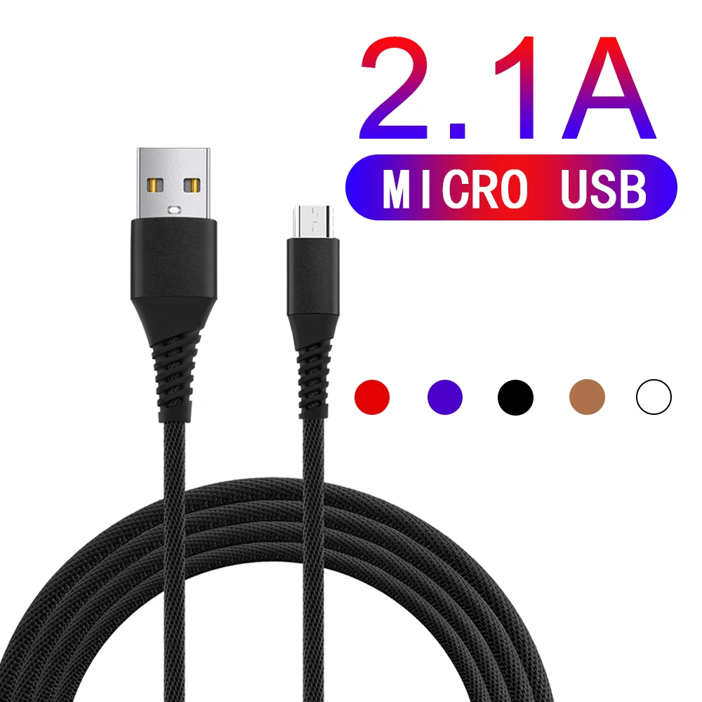 

2.1A 1m Type C Micro USB Fast Charging Cable For Samsung Xiaomi Andriod USB Mobile Phone Charger High Speed Transmission Cable