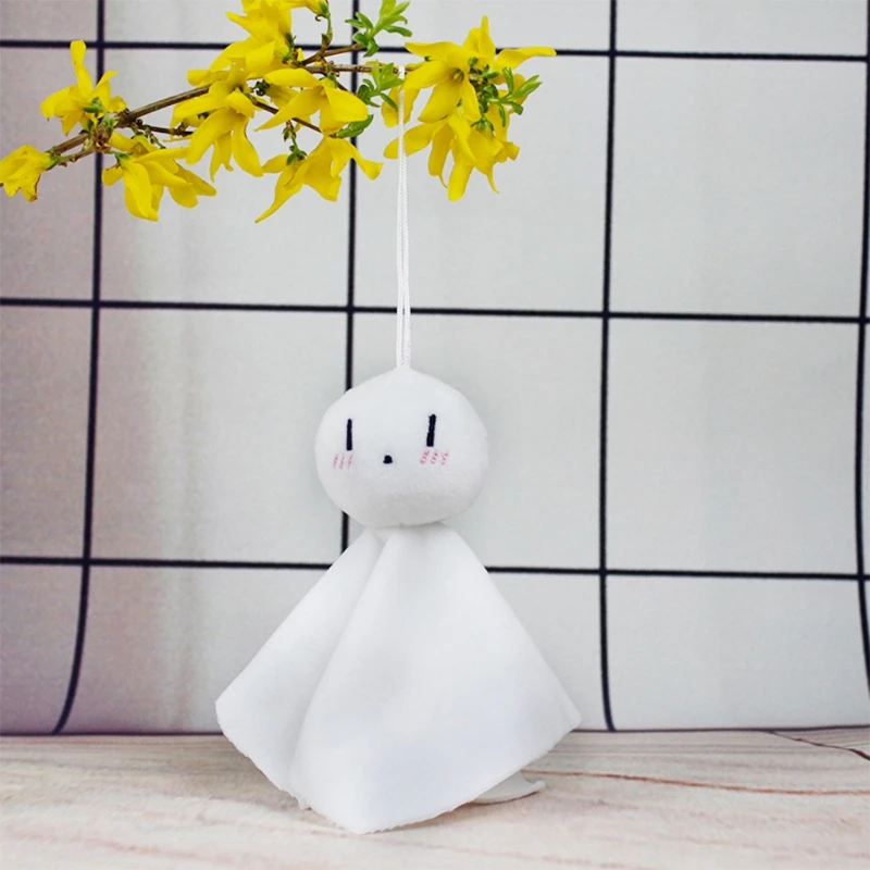 2Pcs 일본어 Teruterubozu 귀여운 봉 제 써니 인형 장난감 코스 프레 펜 던 트 여자에 대 한 장식 열쇠 고리 장식 선물 걸려