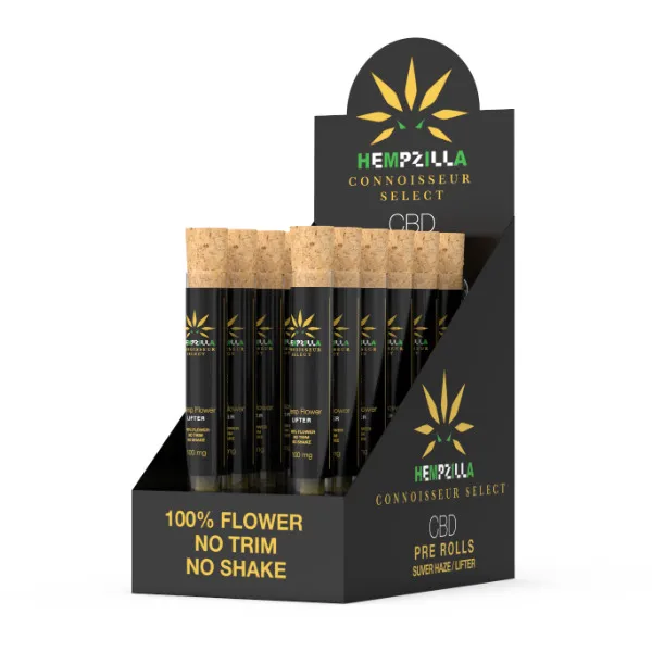Paper printed counter small display boxes packaging boxes for retail pre roll cbd store custom preroll display box 2