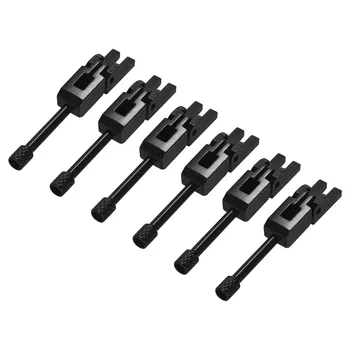 

6pcs Electric Guitar Tremolo Bridge Locked String Saddles String Lock Guitar Parts Accessories