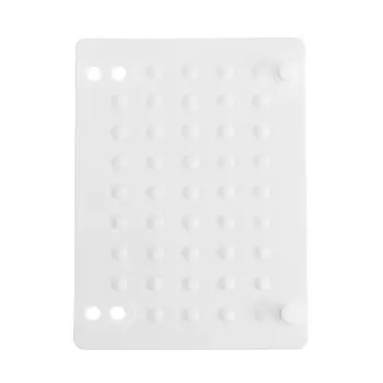 

Silicone Insulation Mat Heat Resistant Proof Mat Insulation Pad Non-slip Storage Pad for Hair Curler Straightener (White)