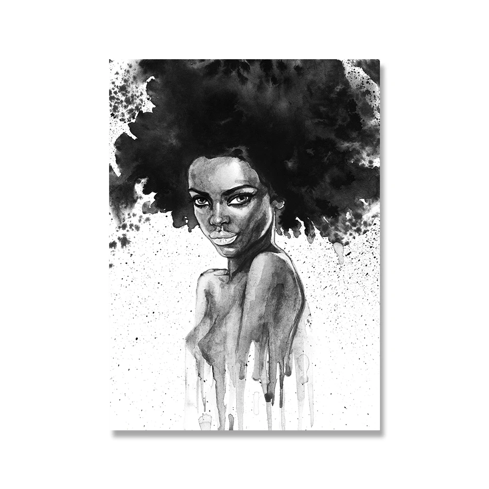 Fashion-Wall-Art-Black-White-Watercolor-Woman-Print-Sexy-Female-Poster-Canvas-Art-Beauty-Wall-Picture (8)