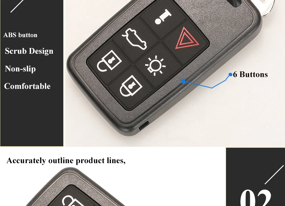 Keyforkess 433/868/902MHz Key chiave a distanza per Auto per VOLVO XC60 XC90 S90 S60 2009-2014 PCF7953 Auto Keyless Go Smart 5WK49224 14 Keyforkess 433/868/902MHz Key chiave a distanza per Auto per VOLVO XC60 XC90 S90 S60 2009-2014 PCF7953 Auto Keyless Go Smart 5WK49224 - H4ee4ec03d5924c98bbcadbcf826c4182A