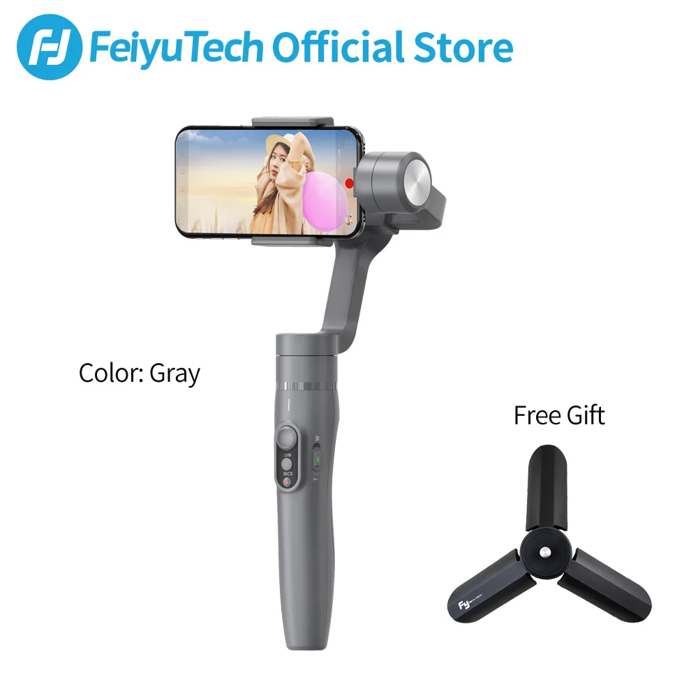 

FeiyuTech Feiyu Vimble 2 Handheld Smartphone Gimbal 3-Axis Video Stabilizer with 183mm Pole for iPhone X 8 XIAOMI Samsung s8