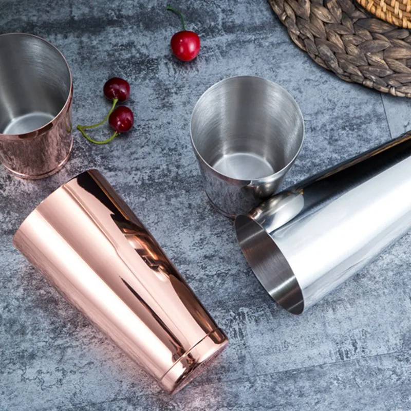 Нержавеющая сталь шейкер для бара портативный бытовой DIY шейкер для коктейлей 850/550 мл