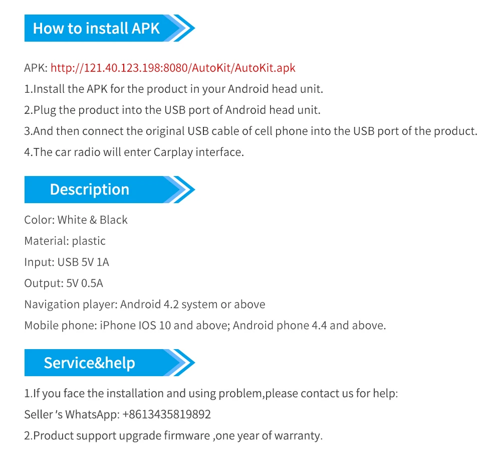 Горячая Распродажа Carlinkit USB внешний порт Carplay для Android Автомагнитола сенсорный экран с системой iOS Carplay Новая версия обновления