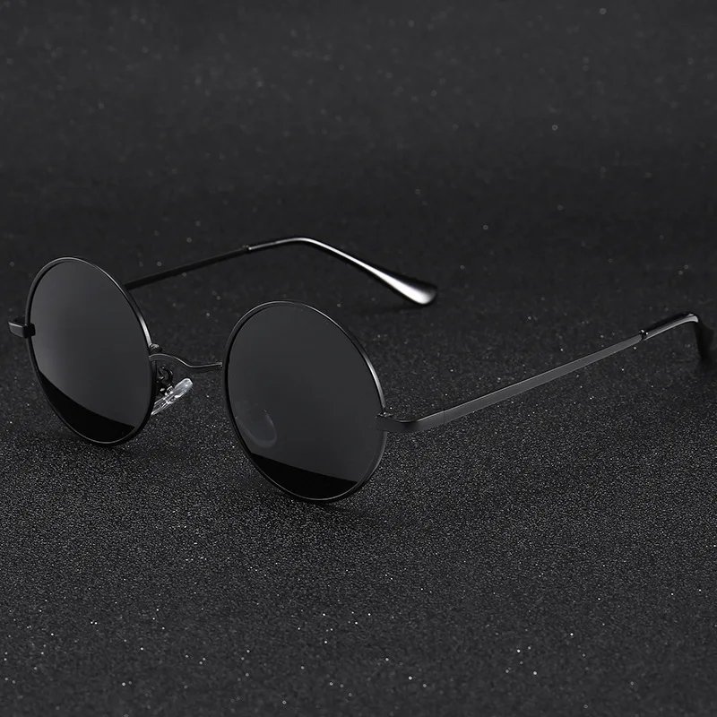 Polarized sunglasses MYT_0279 Brand Designer Round Polarized Sunglasses Men Women Retro Sun Glasses Male Female Metal Frame Eyewear Driving UV400