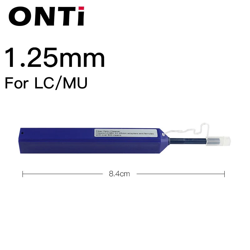 ONTi 2pcs FTTH Optical Fiber Pen Cleaner Tool 2 5mm SC FC ST 1 25mm LC 5