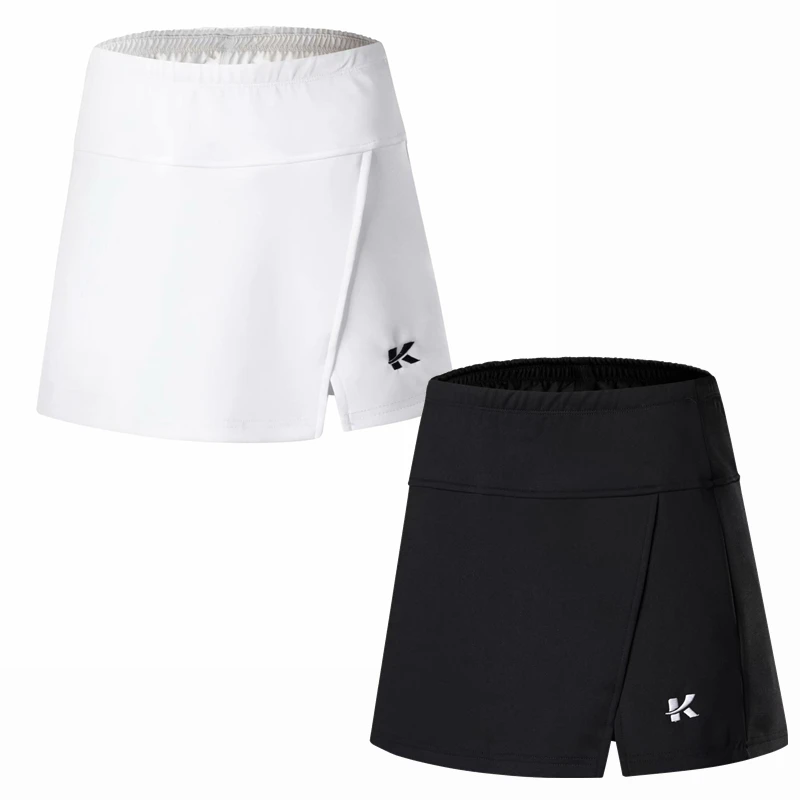 Sports Skirts 2 In 1 With Shorts Badminton Skirt Table Tennis Skorts Breathable Anti Leakage Yoga Go