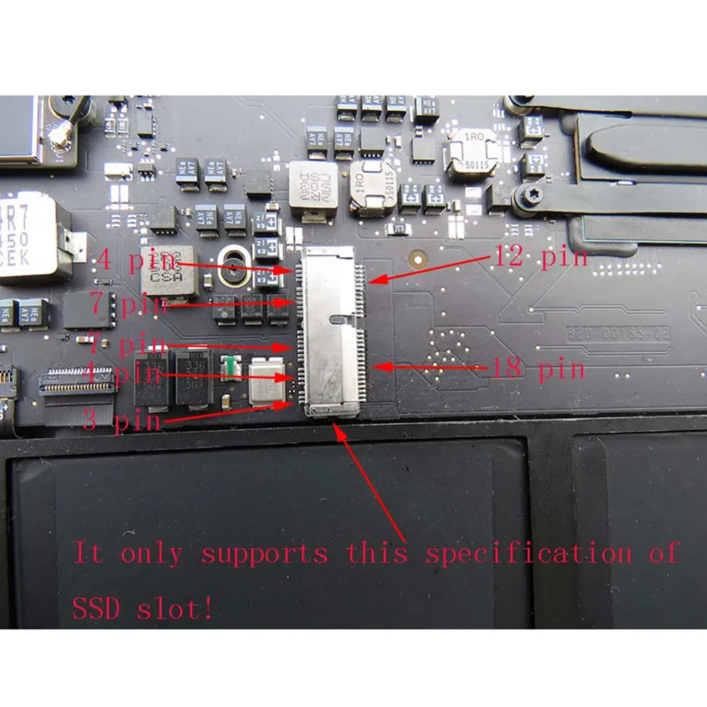 PCI-E M.2 для SSD интерфейс конвертировать адаптер карты Компьютерные аксессуары Добавить на металлические компоненты мульти-контактный поддержка для Macbook Air