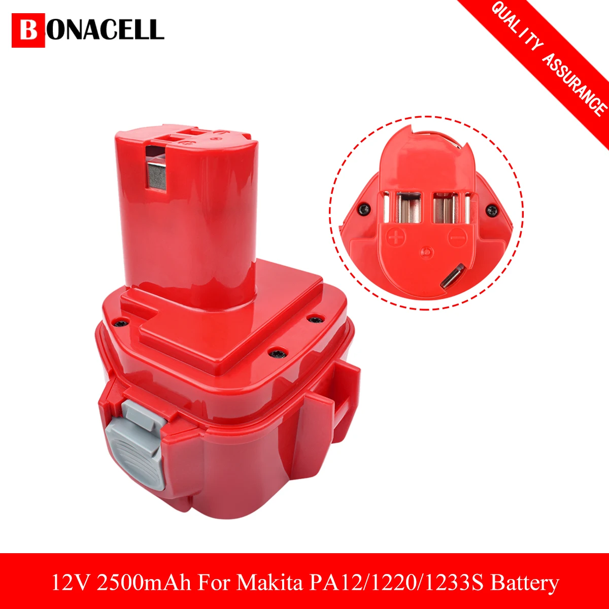 Аккумуляторная батарея bonacel для Makita 12 В 2500 мАч Ni-MH электроинструменты PA12 1220 1222 1235