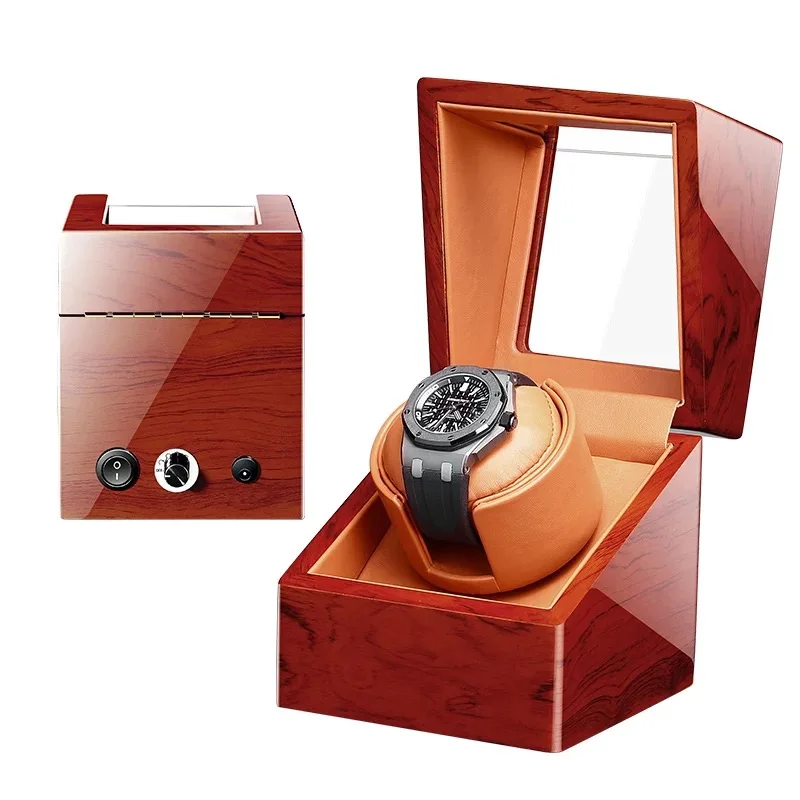 Автоматический виндер механических часов коробка с подзаводом мотор шейкер часы Winder держатель дисплей хранения ювелирных изделий Органайзер - Цвет: Type  1