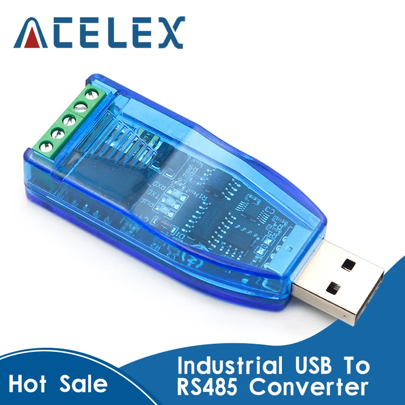 Промышленный преобразователь USB в RS485 с защитой от обновления совместим