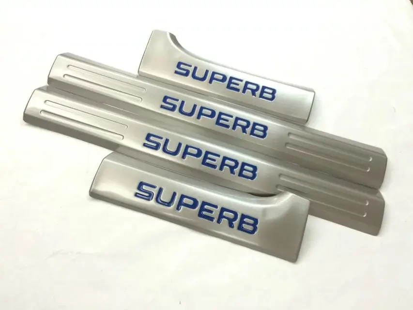 

Skoda 18 Superb Built-in Threshold of Article Blue Label Stainless Steel