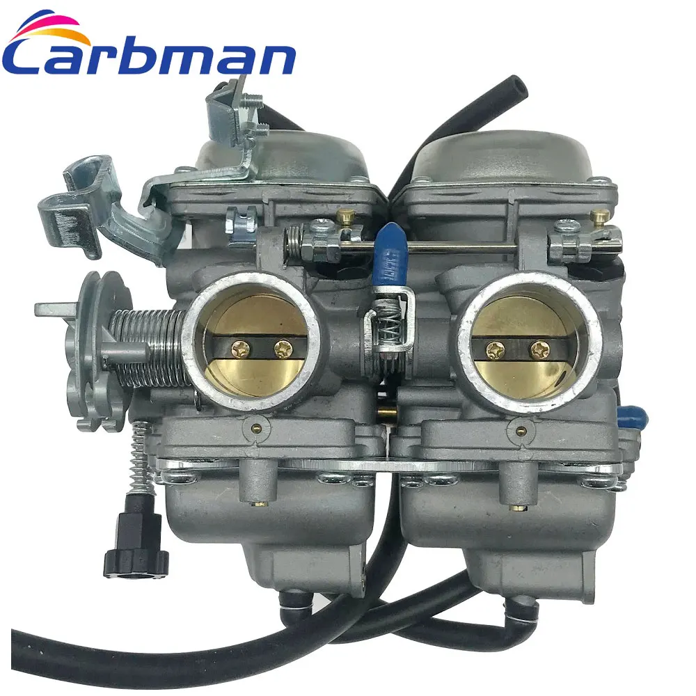 Carbman Carburetor Dual Carb Assy Set Chamber For Honda Rebel 250