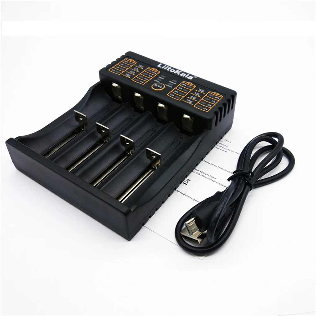 Liitokala Lii-402 Lithium Battery Charger for 18650 26650 16340 14500 4 Slot