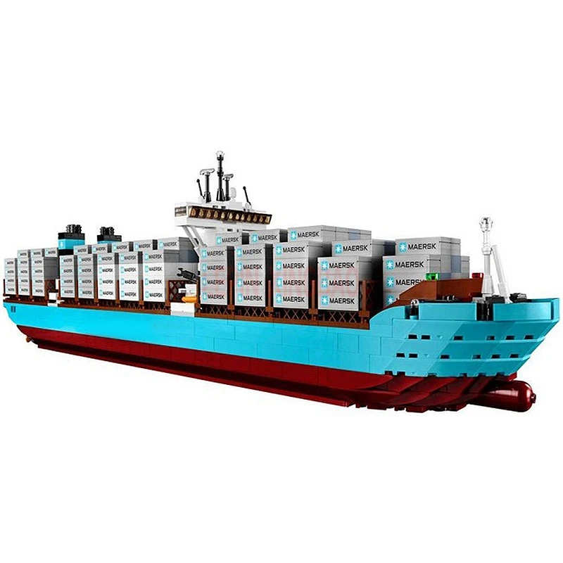 LP 22002 Technic наборы Maersk грузовой контейнер корабль набор строительные DIY блоки кирпичи Детский обучающий leleleings игрушки Клон 10241