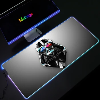 

RGB Large Mouse Pad Cool Abstract DIY Custom LED XXL Glow Color Light Gaming MousePads with Backlight 90x40cm/80X30cm