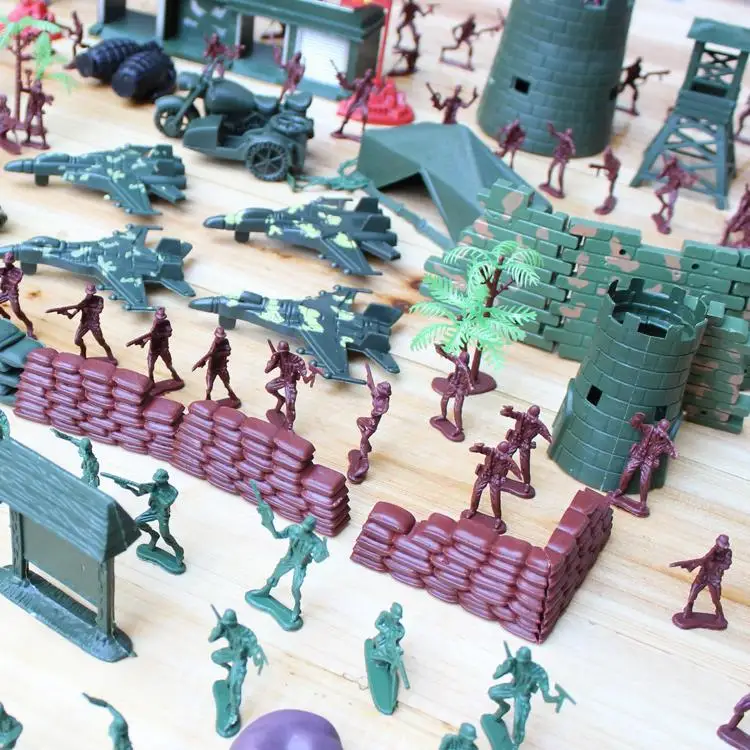 

Xiao bing ren Military Set Scene Model 500-Piece CHILDREN'S Toy