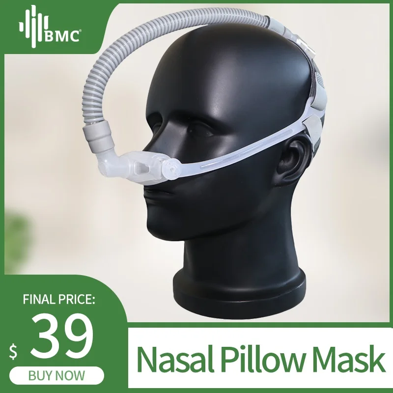 Bmc Wnp Nasal Pillow Cpap Mask Silicone Gel Sml Size Cushion All
