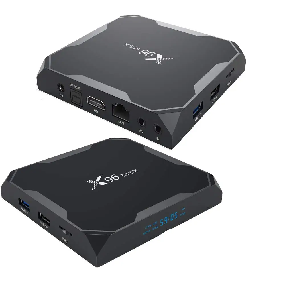 ILebygo X96 Max Android 8,1 ТВ Box Amlogic S905X2 LPDDR4 4 ядра 4 ГБ 32 ГБ, 64 ГБ и 2,4G и 5 ГГц Wifi BT 1000 м 4 K Smart Set top box