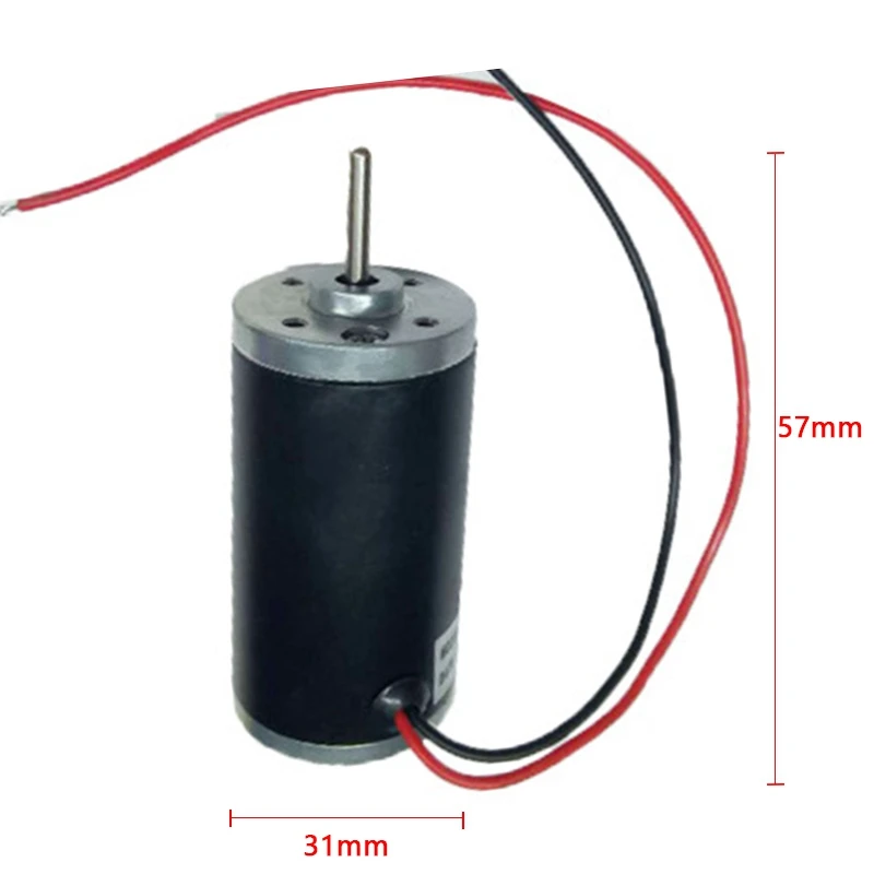 12V 8000RPM постоянный магнит DC мотор высокой мощности микро-двигатель с угольными щетками DC микро-двигатель высокой мощности
