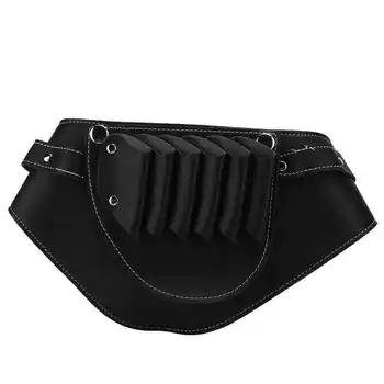 

Scissors Pouch Lightweight and Compact PU Leather Salon Storage Organizer Pouch Waterproof for Salons and Barbers Hair Stylist